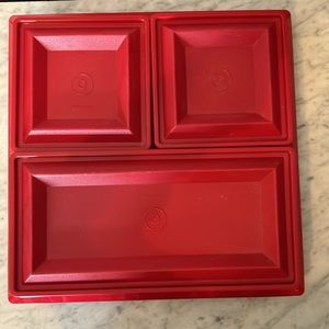 Retro 1990s Rare Tupperware Server